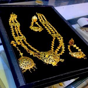 Silver on gold plated